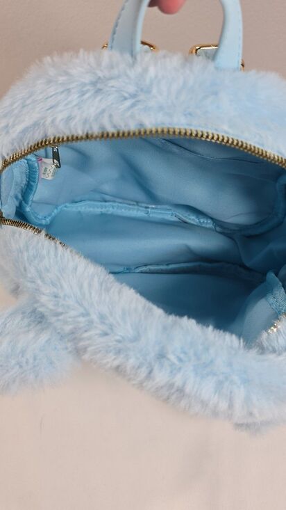 Care Bears Skinny Dip Blue Plush Furry Cosplay Mini Backpack Excellent main image 5